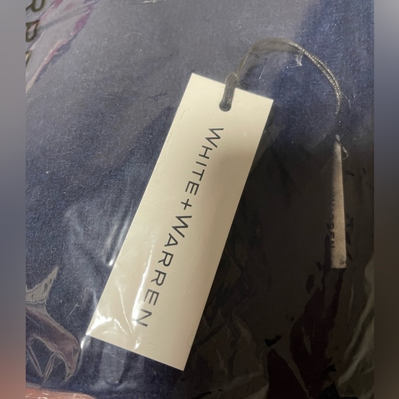 White+warren cashmere mini travel wrap admiral hthr - Picture 5 of 5